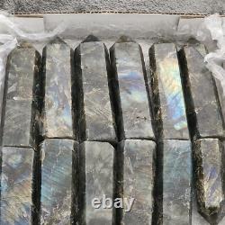 Wholesale Lot 3+Lb Labradorite Stone Obelisk/Tower Crystal Madagascar (17pcs)