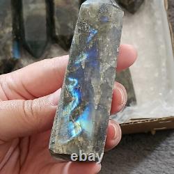 Wholesale Lot 3+Lb Labradorite Stone Obelisk/Tower Crystal Madagascar (17pcs)