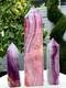 Wholesale Lot 3 Pcs Large Natural Candy Fluorite Towers Crystal Obelisk 3.8-4 Lb