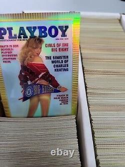 Wholesale Lot 4500 Playboy Refractor Trading Card Chromium Covers Insert Vtg 90s