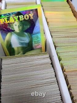 Wholesale Lot 4500 Playboy Refractor Trading Card Chromium Covers Insert Vtg 90s