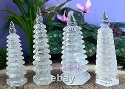 Wholesale Lot 4-5 Natural Clear Quartz Pagoda Tower Crystal Healing Energy