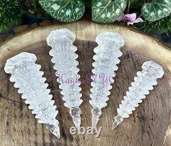 Wholesale Lot 4-5 Natural Clear Quartz Pagoda Tower Crystal Healing Energy