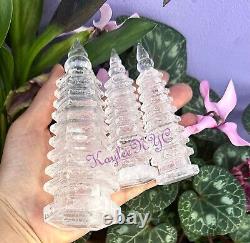 Wholesale Lot 4-5 Natural Clear Quartz Pagoda Tower Crystal Healing Energy