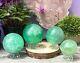 Wholesale Lot 4-5 Pcs Natural Green Fluorite Spheres Crystal Ball 4.8 To 5 Lbs