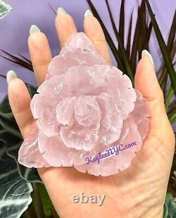 Wholesale Lot 4-5 Pcs Natural Rose Quartz Roses Crystal Healing Energy