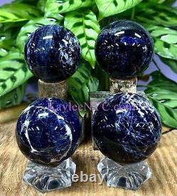 Wholesale Lot 4-5 Pcs Natural Sodalite Sphere Crystal Ball 3.8-4 Lbs