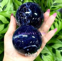 Wholesale Lot 4-5 Pcs Natural Sodalite Sphere Crystal Ball 3.8-4 Lbs