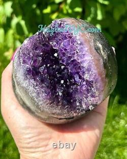 Wholesale Lot 4-5 pcs Amethyst Sphere Crystal Healing Energy