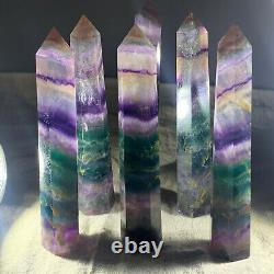 Wholesale Lot 4 LbS Natural Fluorite Obelisk Tower Wand Crystal Healing Reiki