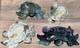 Wholesale Lot 4 Pcs Natural Moss Agate Turtle Healing Energy 4.1-4.4lbs