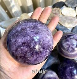 Wholesale Lot 4 Pcs Natural Silk Fluorite Spheres Crystal Ball 5.8-6 Lbs Healing