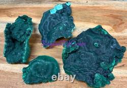 Wholesale Lot 4pcs Natural Malachite Specimens Crystal Raw Healing Energy