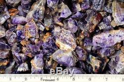 Wholesale Lot 55 Pounds of Banded Amethyst Rough