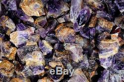 Wholesale Lot 55 Pounds of Banded Amethyst Rough