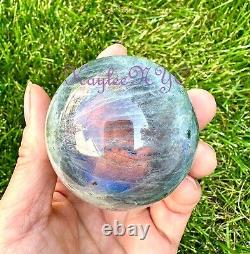 Wholesale Lot 5-6 Pcs Natural Sunset Labradorite Spheres Crystal 2.8-3lbs