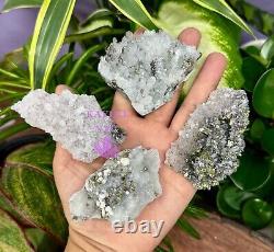 Wholesale Lot 5-8 Pcs Natural Pyrite With Quartz Specimen Raw Crystal