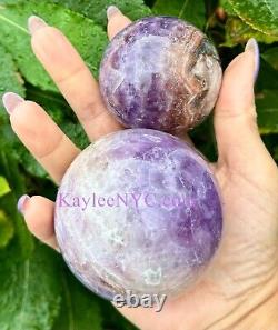 Wholesale Lot 5 pcs Natural Amethyst Lace Agate Sphere Crystal Healing Energy