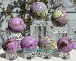 Wholesale Lot 6-7 pcs Natural Atlantisite Stichtite Sphere Crystal Healing