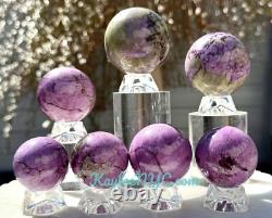 Wholesale Lot 6-7 pcs Natural Atlantisite Stichtite Sphere Crystal Healing