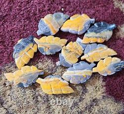 Wholesale Lot 6 LBS New Bumblebee Jasper Carvings