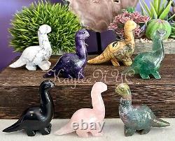 Wholesale Lot 7 PCs Natural Mix Crystal Dinosaur? Healing Energy