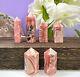 Wholesale Lot Half Pound Natural Rhodochrosite Obelisk Tower Crystal Point