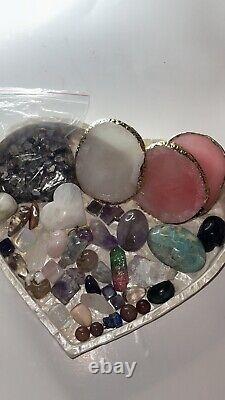 Wholesale Lot OVER 50 Lbs Variety Of Natural Polished Crystals Healing Energy