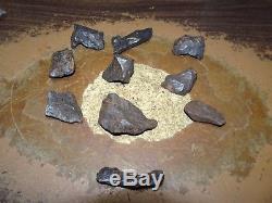 Wholesale Lot Of 10 Small. Canyon Diablo Iron Meteorites 265 Gms Arizona