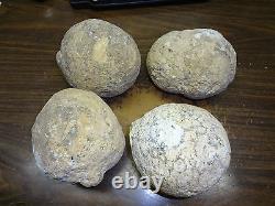 Wholesale Lot Of 4 4 Inch Las Choyas Hollow Crystal Geodes