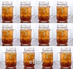 Wholesale Lot Set 11 Cases Rustic Bridal Wedding Mason Jars & Handles 132 Jars