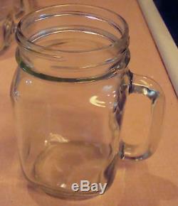 Wholesale Lot Set 11 Cases Rustic Bridal Wedding Mason Jars & Handles 132 Jars