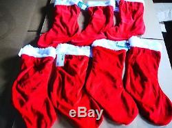 Wholesale Lot of 100 18 Forever Collectible Christmas Stockings Red/White