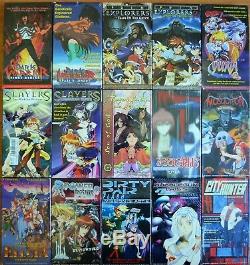 Wholesale Lot of 120 Vintage Anime VHS VIdeo Tape Instant Collection New Sealed