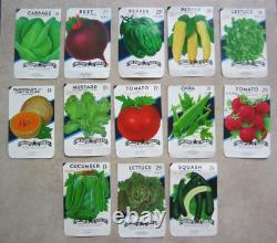 Wholesale Lot of 1,300 Old VEGETABLE SEED PACKETS Texas Lone Star EMPTY