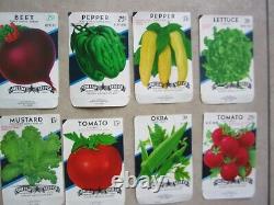 Wholesale Lot of 1,300 Old VEGETABLE SEED PACKETS Texas Lone Star EMPTY