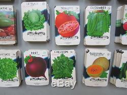 Wholesale Lot of 1,500 Old VEGETABLE SEED PACKETS Texas Lone Star Seed Co