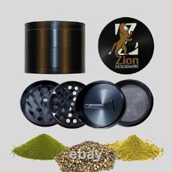 Wholesale Lot of 500 Black Metal Herb Grinders 3 Chambers, Non-Stick Bulk Sp