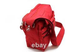 Wholesale Lot of 50 Crinkle Nylon Crossbody Bags Red, Navy, Brown, Black, Beige