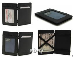 Wholesale Lot of 50 Men's Leather Bifold Wallets ID Case, Business Card Holder