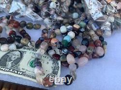 Wholesale Lot of 50 Unique Tumbled Stone Bracelets Perfect for Gifting