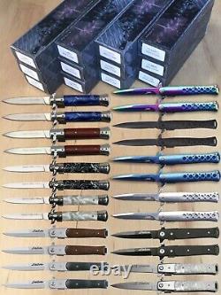 Wholesale Lot x24 8.75 Spring Assisted Tactical Pocket Knife-42896294
