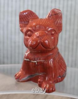 Wholesale Mixed Material French Bulldog Carvings (11) Dog Carvings Included