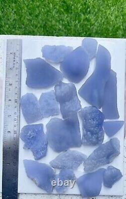 Wholesale Natural Blue Chalcedony Stone Rough stone for healing and meditation