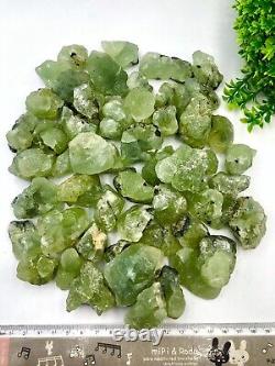 Wholesale Natural Prehnite Raw Stone Rough stone for healing and meditation