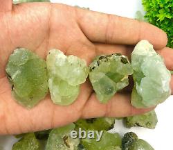Wholesale Natural Prehnite Raw Stone Rough stone for healing and meditation