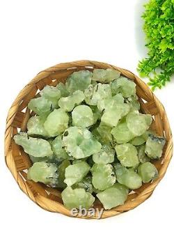 Wholesale Natural Prehnite Raw Stone Rough stone for healing and meditation