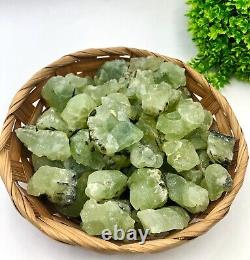 Wholesale Natural Prehnite Raw Stone Rough stone for healing and meditation