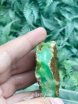 Wholesale Natural Rough Chrysoprase Stone For Collection healing and meditation