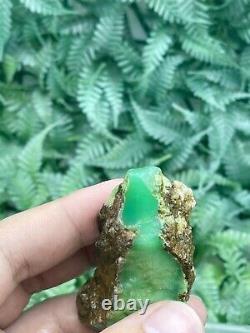 Wholesale Natural Rough Chrysoprase Stone For Collection healing and meditation